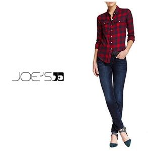 Joe’s Jeans The Cigarette Straight + Narrow Jeans Size 25 Burke Wash